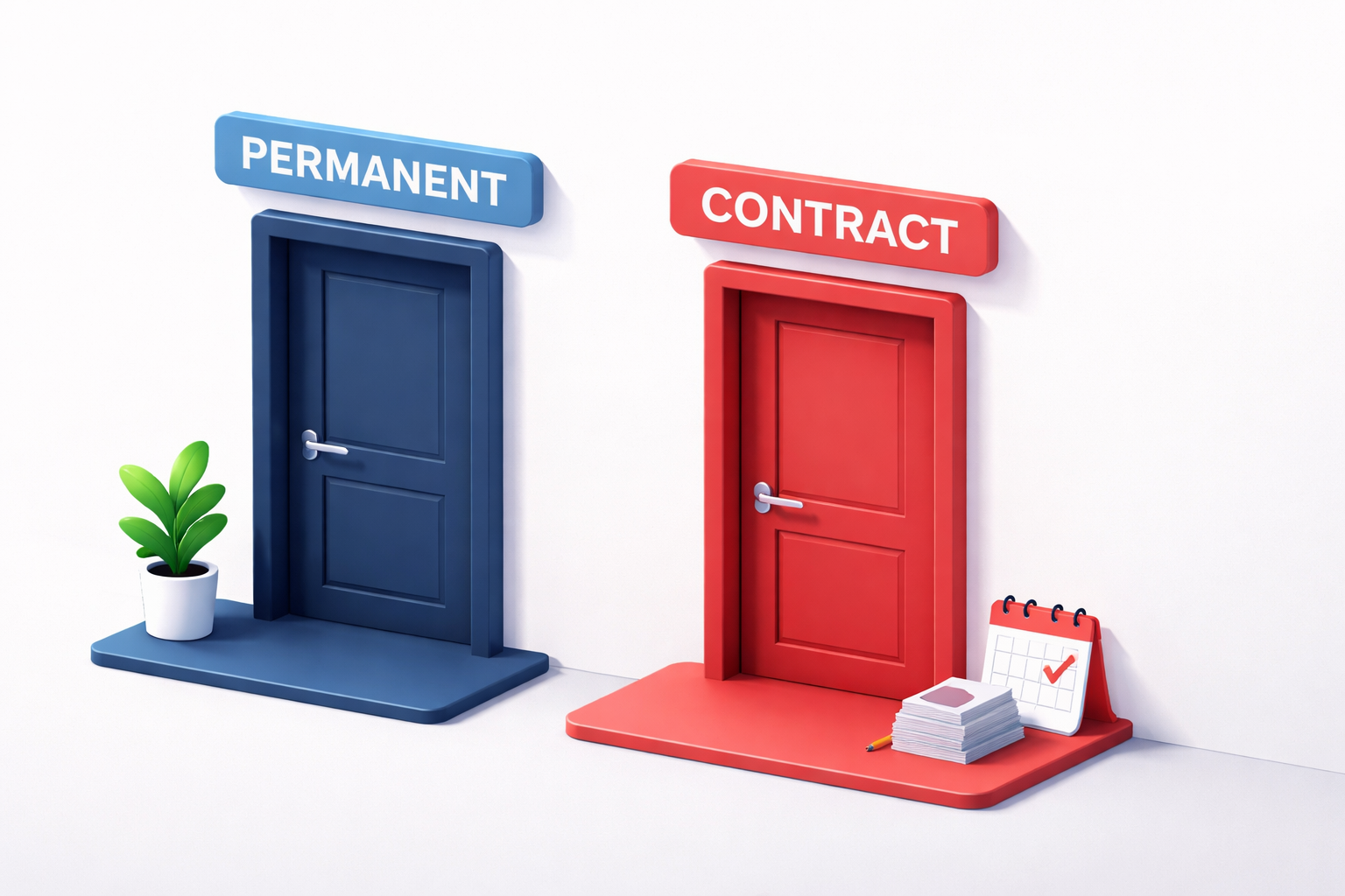 Permanent vs. contract jobs in Canada